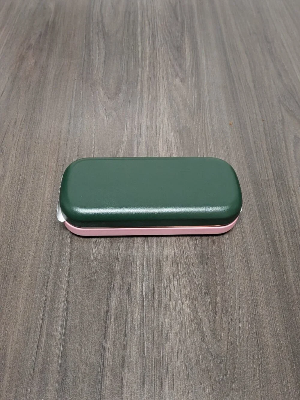 NEW SMALL/REGULAR Kate Spade Pink and Green Authentic Eyeglasses Sunglasses Case
